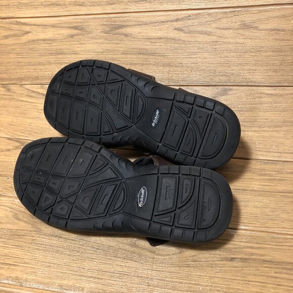 Dr Scholl men fisherman brown leather sandals, 11 main image 6